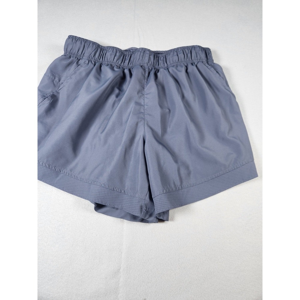 Athletic Works Womens Blue Gray Running Shorts Size L 12-14 Activewear Pockets